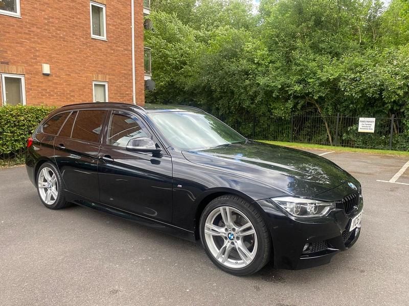 Black Used 2017 BMW 320 M Sport Estate | £10,195 (Good price) - Image 1/4