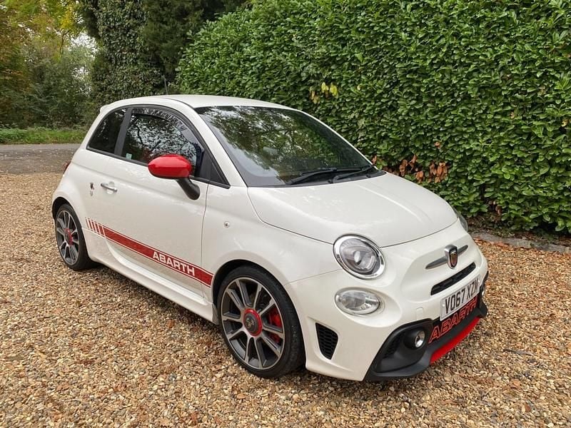 White Used 2017 Abarth 595 Turismo Hatchback | £10,995 (Fair price) - Image 1/4