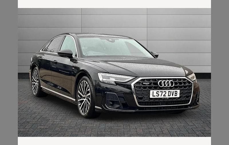Black Used 2022 Audi A8 S-Line Sedan | £43,695 (Good price) - Image 1/3