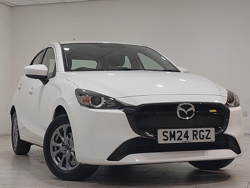 White Used 2024 Mazda 2 Center-Line Hatchback | £13,698 (Good price) - Image 1/4