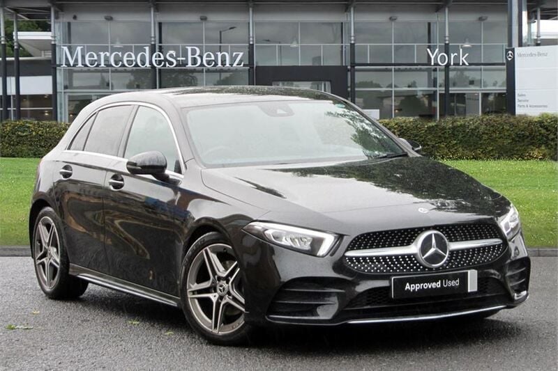 Black Used 2021 Mercedes A180 AMG line Hatchback | £17,450 (Fair price) - Image 1/4