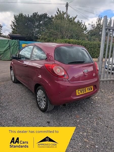 Used Ford Ka Zetec 69 HP (50 kW) 2010 Red Hatchback