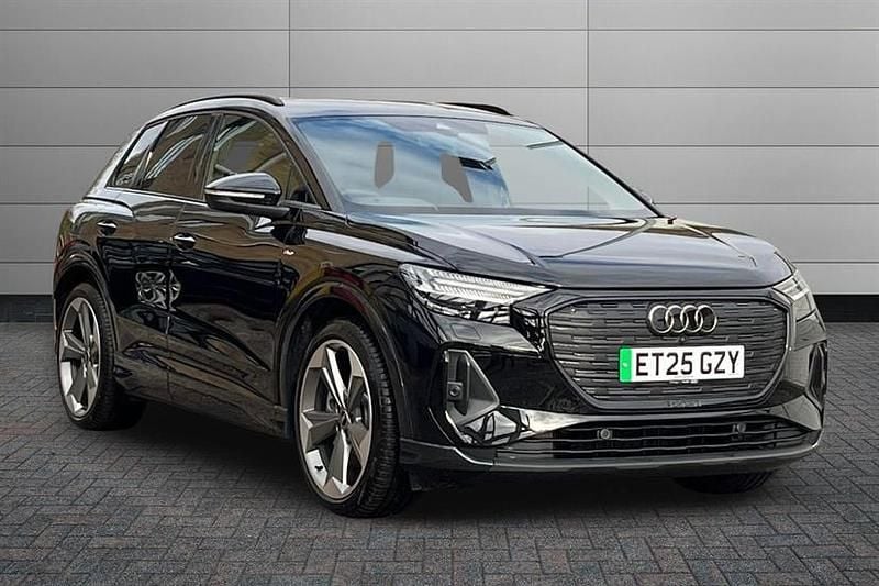 Mythos black Used 2025 Audi Q4 e-tron Black Edition SUV | £37,500 - Image 1/4