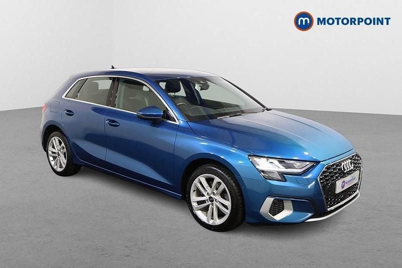 Blue Used 2022 Audi A3 e-tron Comfort Hatchback | £20,449 (Fair price) - Image 1/4