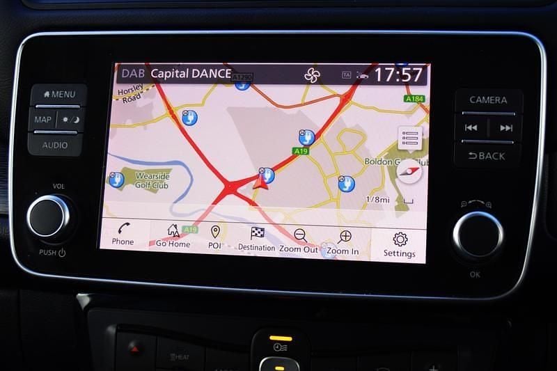 Used Nissan Leaf 110 kW (150 HP) 2019 Black Hatchback