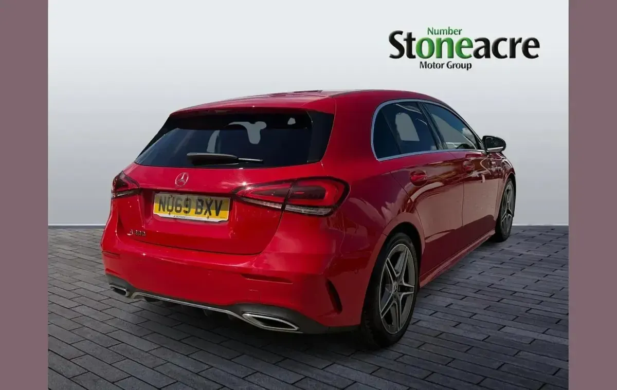 Used Mercedes A200 Executive 163 HP (119 kW) 2019 Red Hatchback