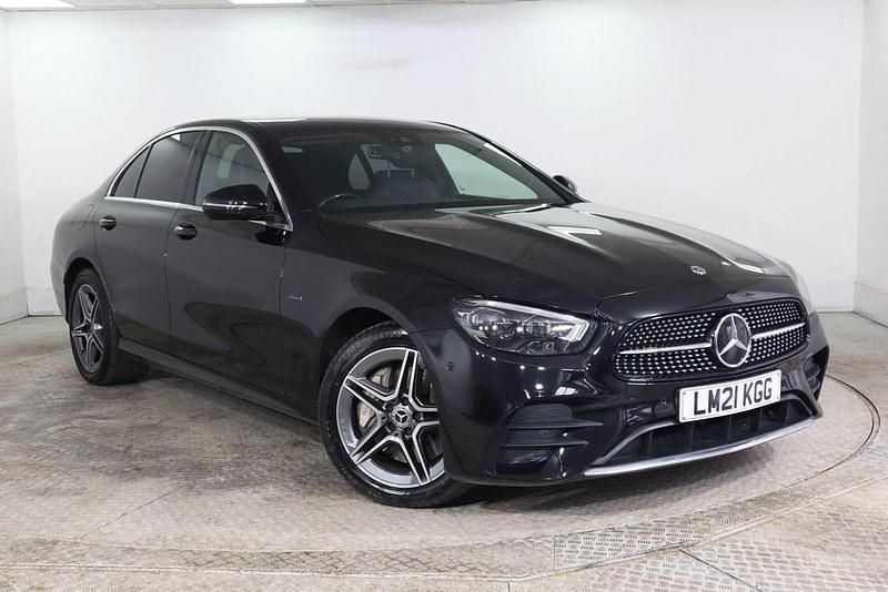 Used Mercedes E300 AMG line 2021 Black Sedan