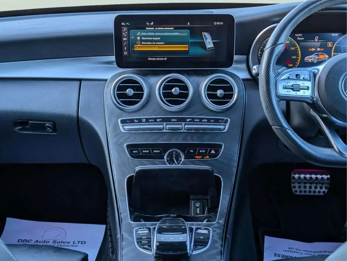 Used Mercedes C200 AMG line 158 HP (116 kW) 2019 Grey Sedan