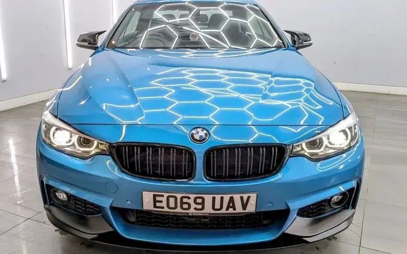 Used BMW 430 Cabriolet M Sport 252 HP (185 kW) 2019 Blue Cabriolet