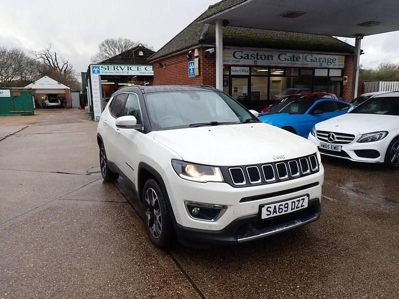 White Used 2019 Jeep Compass Limited SUV | £10,990 (Fair price) - Image 1/4
