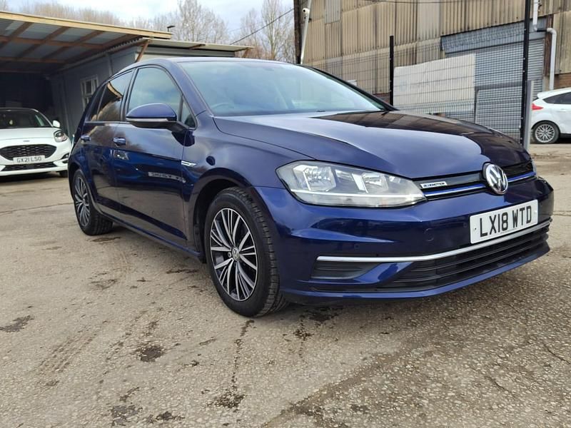 Blue Used 2018 VW Golf VII SE Hatchback | £8,950 (Super price) - Image 1/4