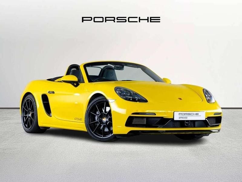 Yellow Used 2022 Porsche Boxster Cabriolet | £70,990 (A bit pricey) - Image 1/4