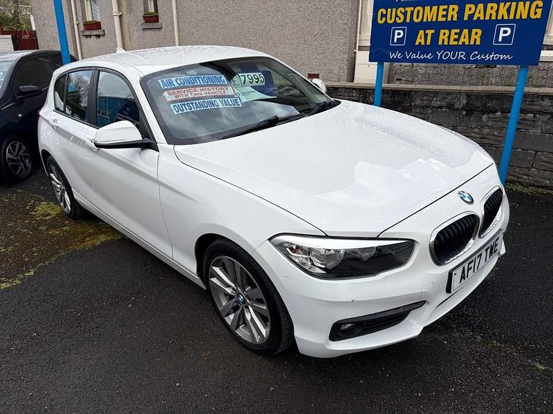 Used BMW 118 Sport Line 2017 White Hatchback