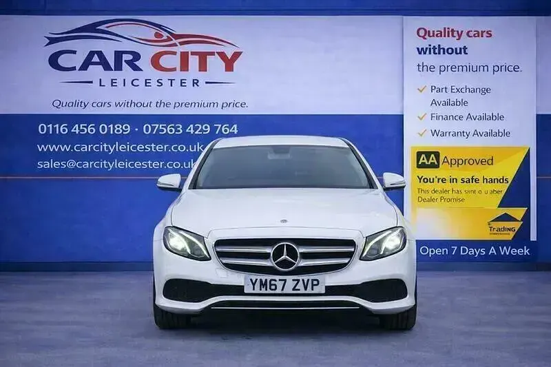 Used Mercedes E220 SE 194 HP (142 kW) 2018 White Sedan