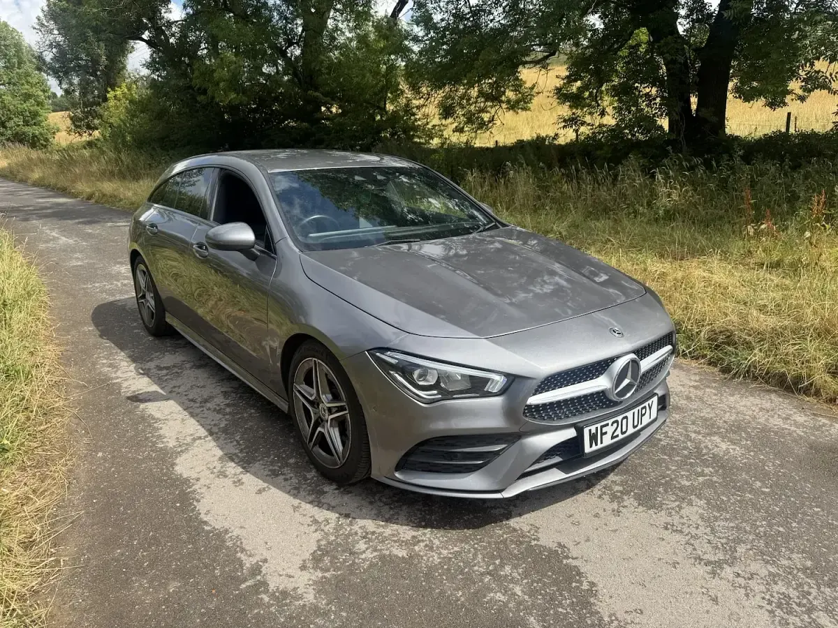 Used Mercedes CLA200 AMG line 163 HP (119 kW) 2020 Grey Coupe