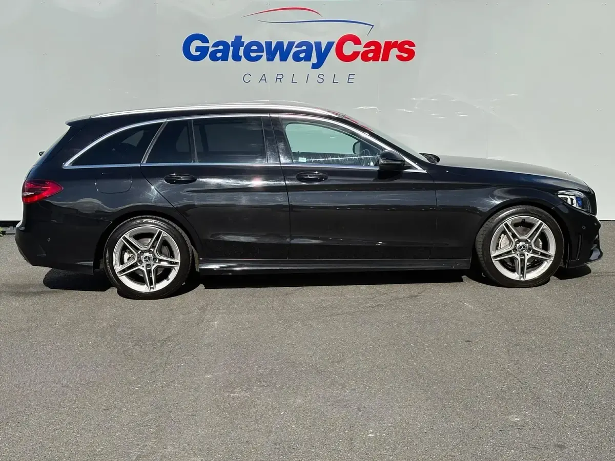 Used Mercedes C200 AMG line 2019 Black Estate