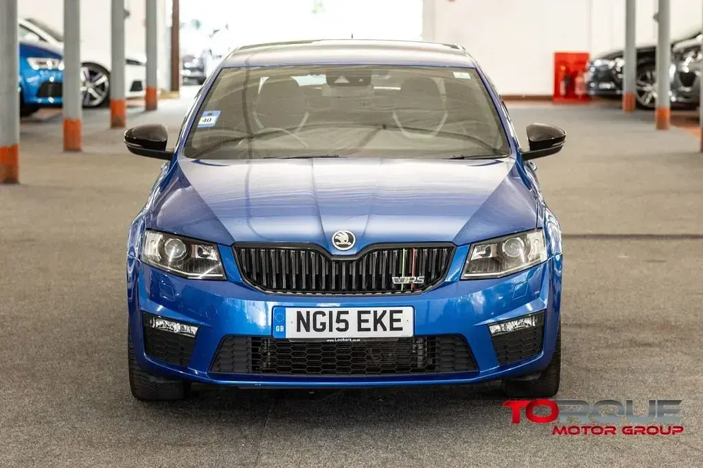 Used Skoda Octavia vRS 2015 Blue Estate