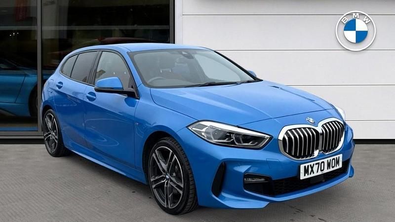 Used BMW 118 M Sport 138 HP (101 kW) 2020 Blue Hatchback