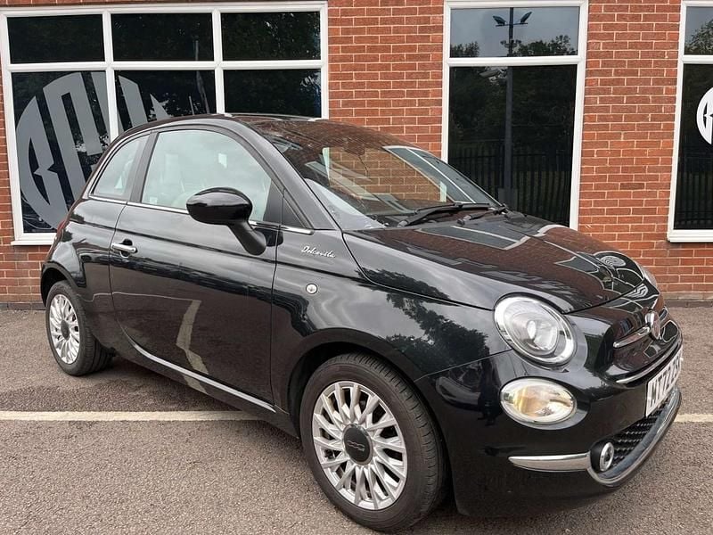 Black Used 2022 Fiat 500 Dolcevita Hatchback | £7,750 (Good price) - Image 1/4