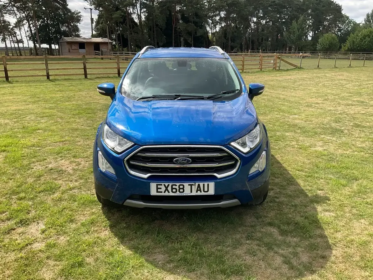 Used Ford Ecosport Titanium 125 HP (91 kW) 2018 Blue SUV