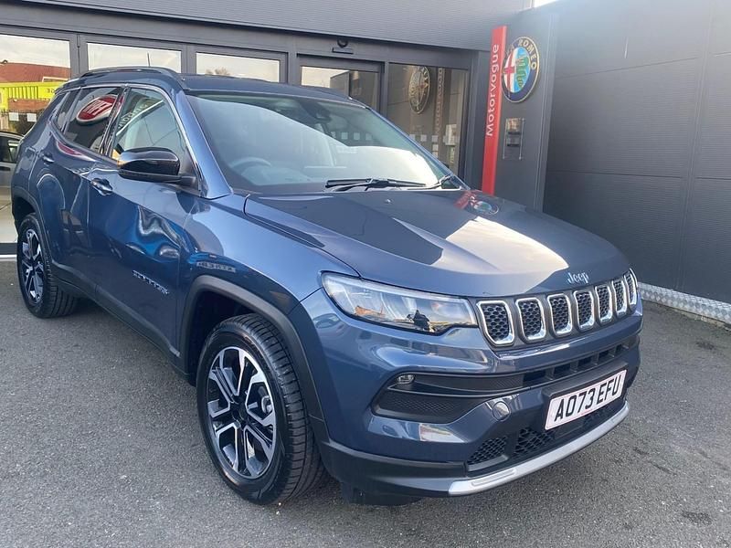 Blue Used 2023 Jeep Compass Limited SUV | £23,598 (A bit pricey) - Image 1/3