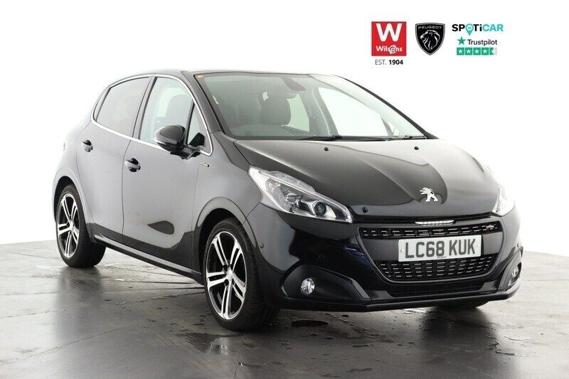 Black Used 2018 Peugeot 208 GT-line Hatchback | £11,299 (Expensive) - Image 1/3