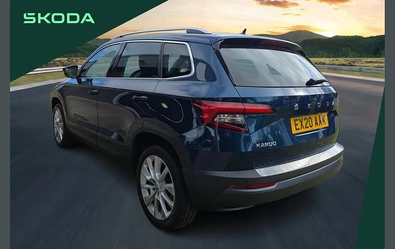 Used Skoda Karoq SE L 147 HP (108 kW) 2020 Blue SUV