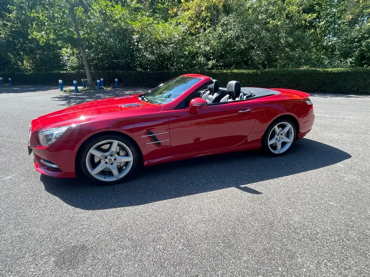 Used Mercedes SL350 AMG 306 HP (225 kW) 2013 Red Cabriolet
