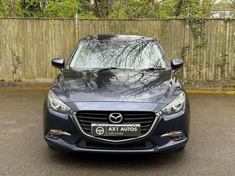 Used Mazda 3 105 HP (77 kW) 2017 Blue Hatchback