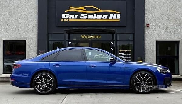 Used Audi A8 Black Edition 282 HP (207 kW) 2023 Blue Sedan