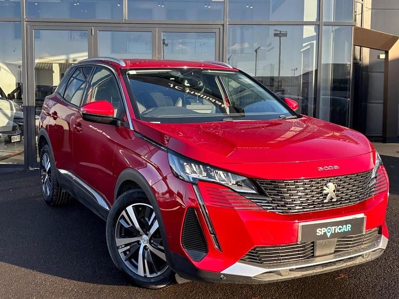 Used Peugeot 3008 Allure Premium 129 HP (94 kW) 2021 Red SUV