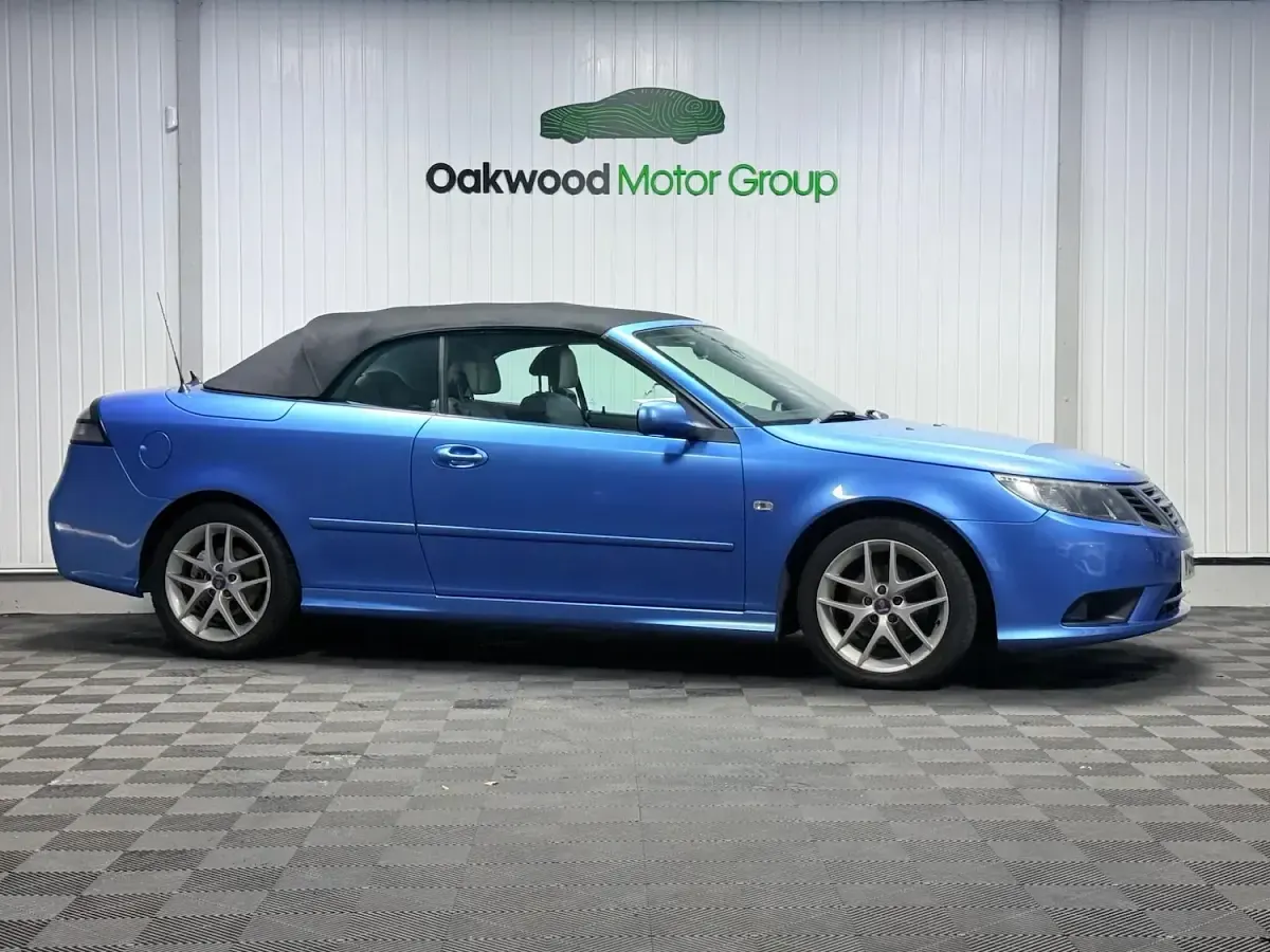 Used Saab 9-3 Vector 210 HP (154 kW) 2009 Blue Cabriolet