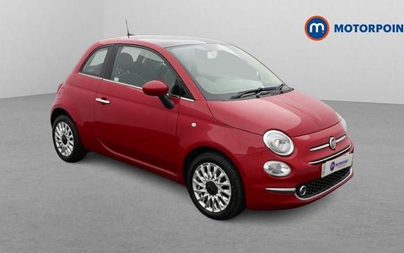 Used Fiat 500 Lounge 69 HP (50 kW) 2019 Red Hatchback
