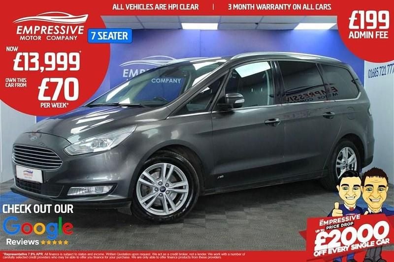 Grey Used 2018 Ford Galaxy Titanium MPV | £13,999 (Fair price) - Image 1/4