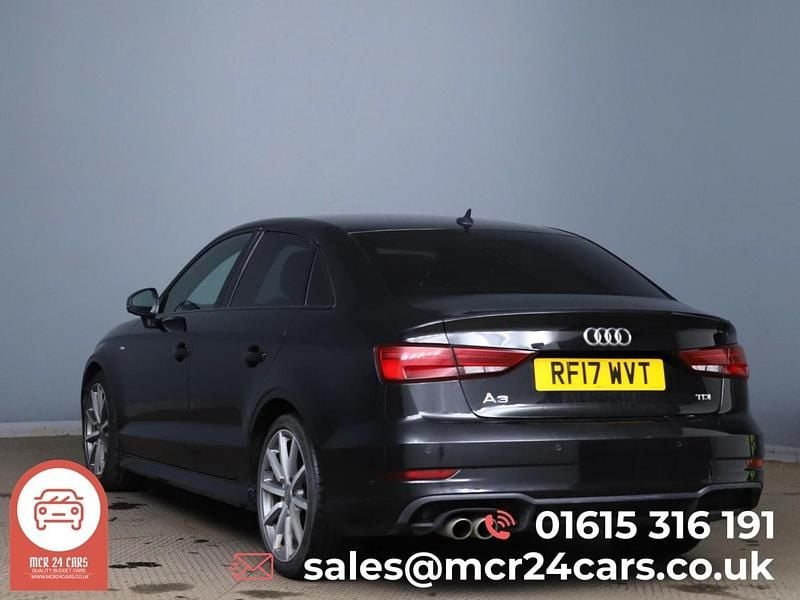 Used Audi A3 Black Edition 150 HP (110 kW) 2017 Black Sedan