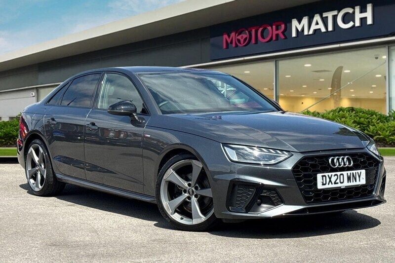 Grey Used 2020 Audi A4 Black Edition Sedan | £20,990 (Fair price) - Image 1/4
