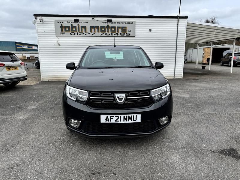 Begagnad Dacia Sandero Comfort 2021 Svart Halvkombi