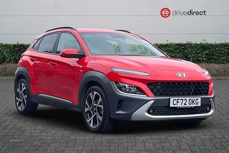 Red Used 2022 Hyundai Kona Premium SUV | £16,199 (Fair price) - Image 1/4