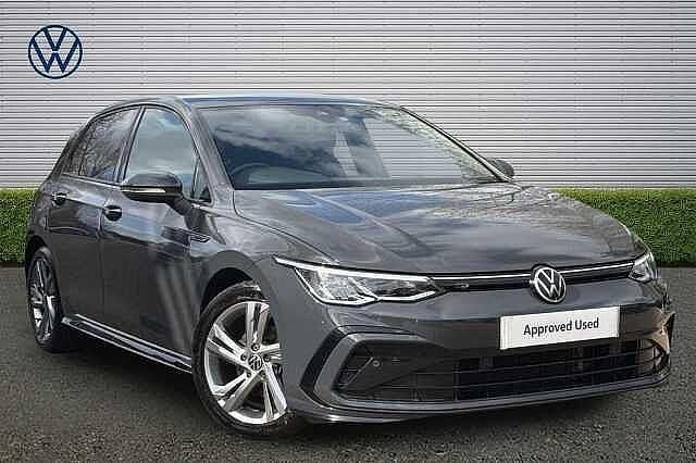 Used VW Golf VIII R-line 130 HP (95 kW) 2020 Urano grey Hatchback