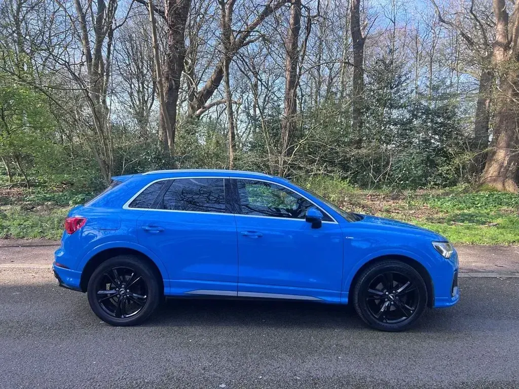 Used Audi Q3 S-Line 150 HP (110 kW) 2019 Blue SUV