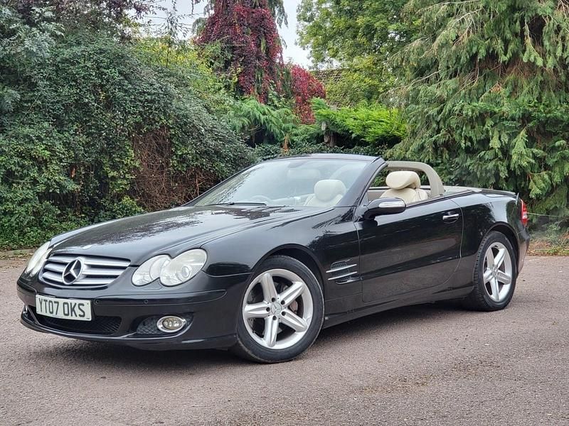 Used Mercedes SL350 272 HP (200 kW) 2007 Black Cabriolet