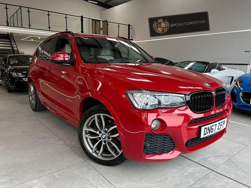 Used BMW X3 M Sport 190 HP (139 kW) 2017 Red SUV