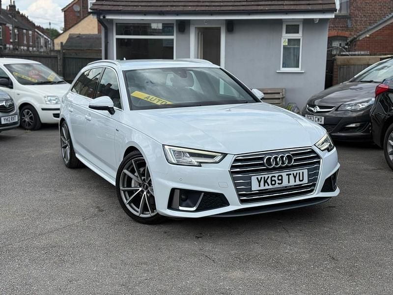 White Used 2019 Audi A4 S-Line Estate | £15,995 (Fair price) - Image 1/4