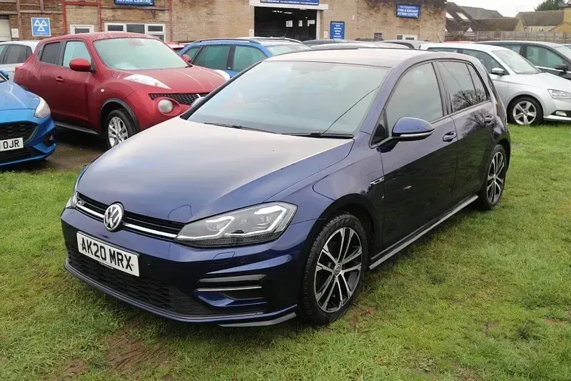 Used VW Golf VII R-line Edition 150 HP (110 kW) 2020 Blue Hatchback