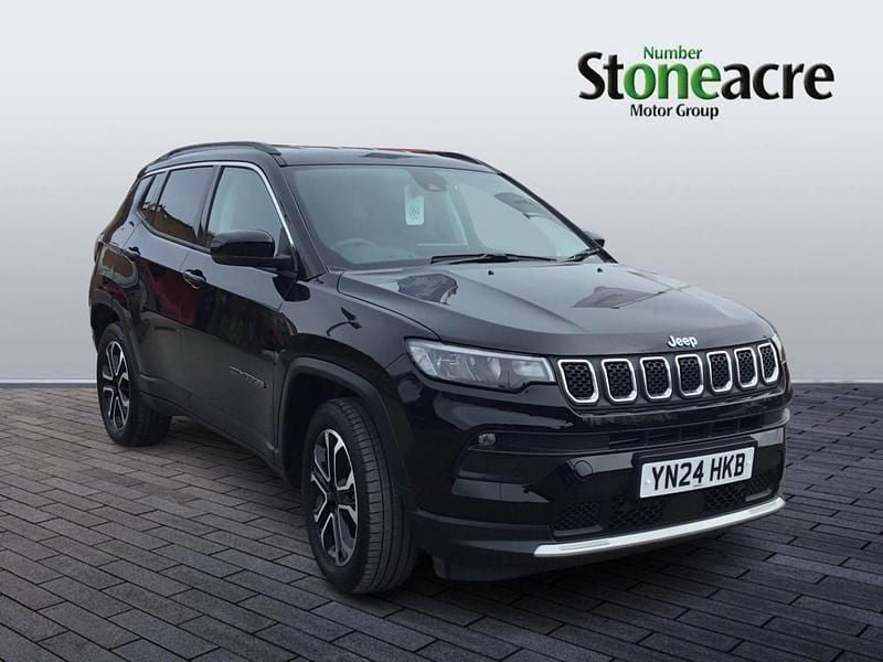 Black Used 2024 Jeep Compass Limited SUV | £19,190 (Good price) - Image 1/4