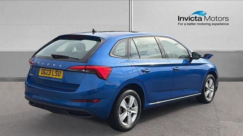 Used Skoda Scala SE 110 HP (80 kW) 2023 Race blue metallic Hatchback