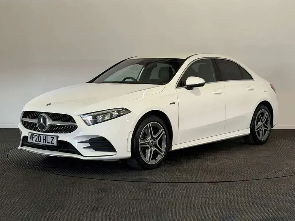 Used Mercedes A250 AMG line 2020 White Sedan