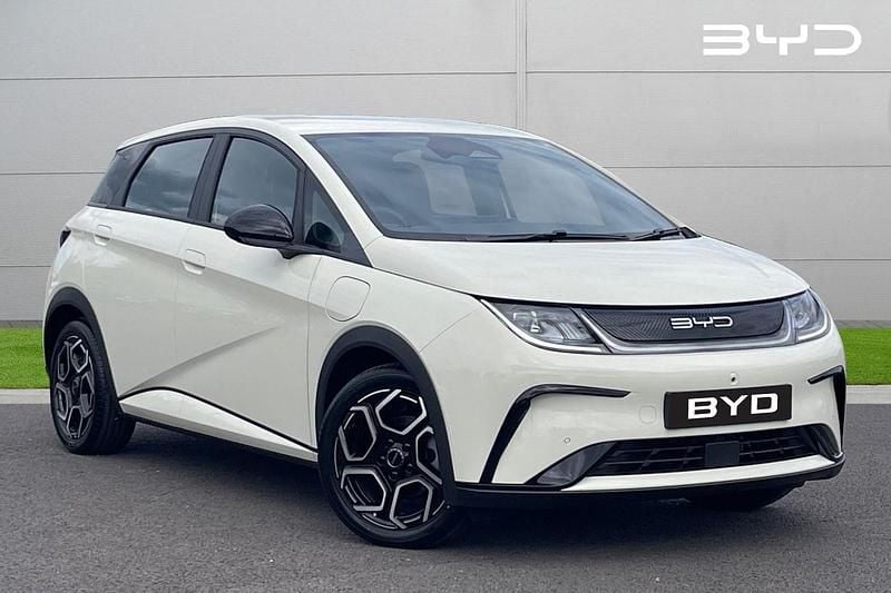 White Used 2024 BYD Dolphin Comfort Hatchback | £27,290 (Expensive) - Image 1/4