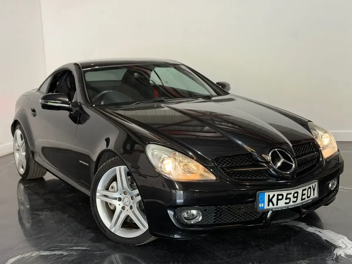 Used Mercedes SLK200 184 HP (135 kW) 2009 Black Cabriolet