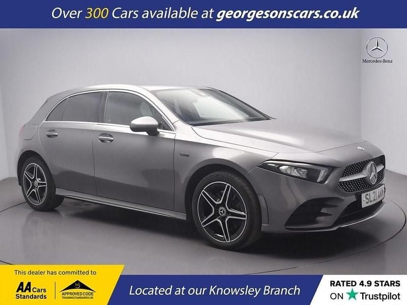 Grey Used 2021 Mercedes A250 AMG line Hatchback | £16,600 (Fair price) - Image 1/4